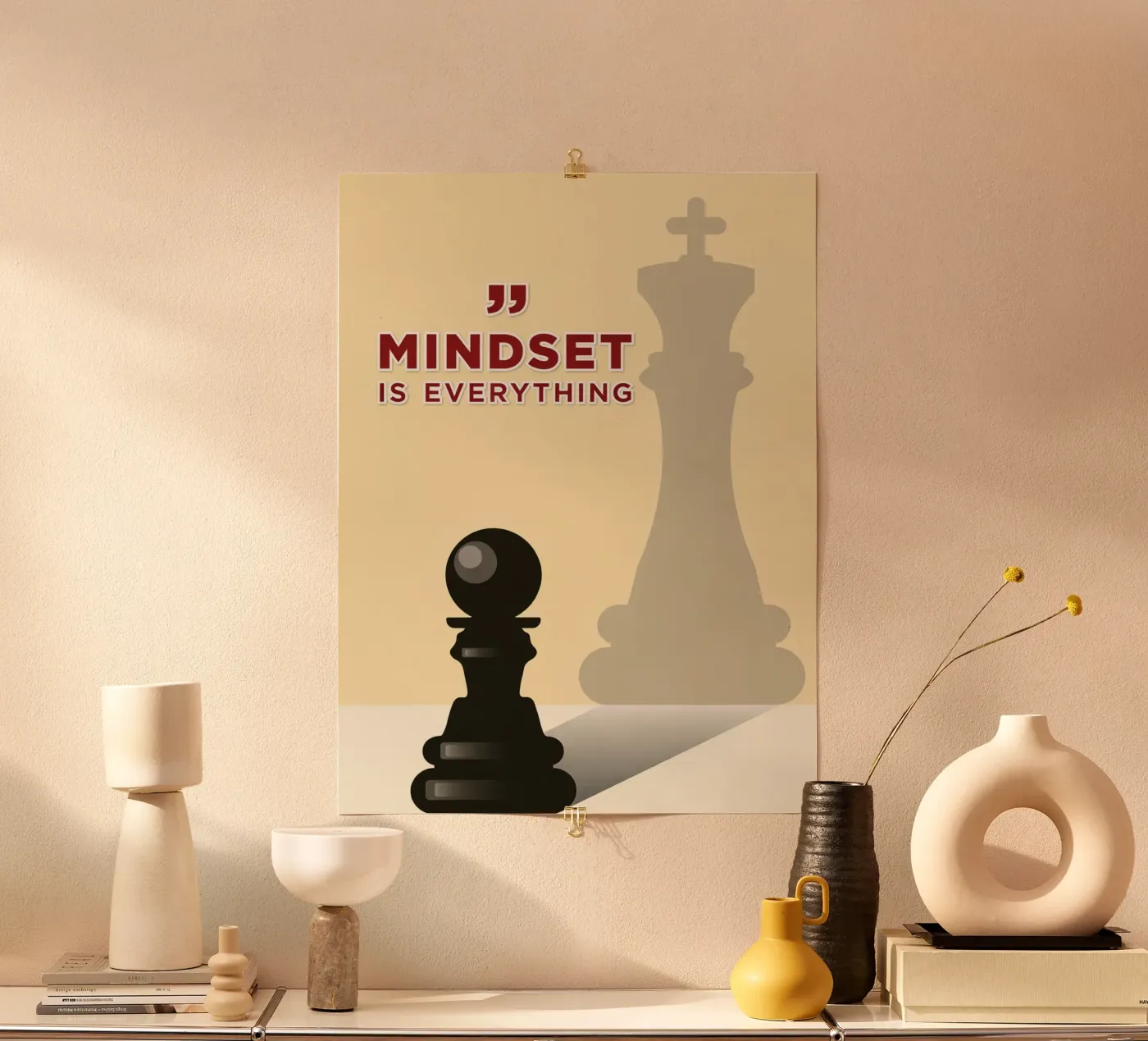 mindset is everythings Poster von Raffasya Shop