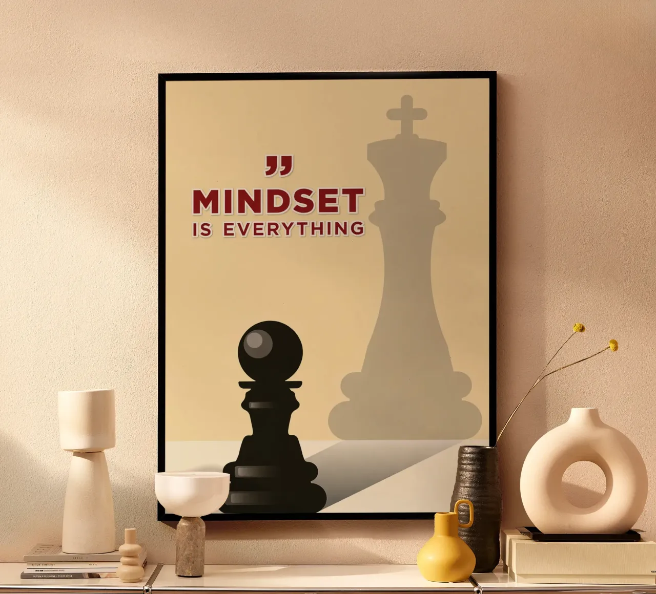 mindset is everythings poster da Raffasya Shop