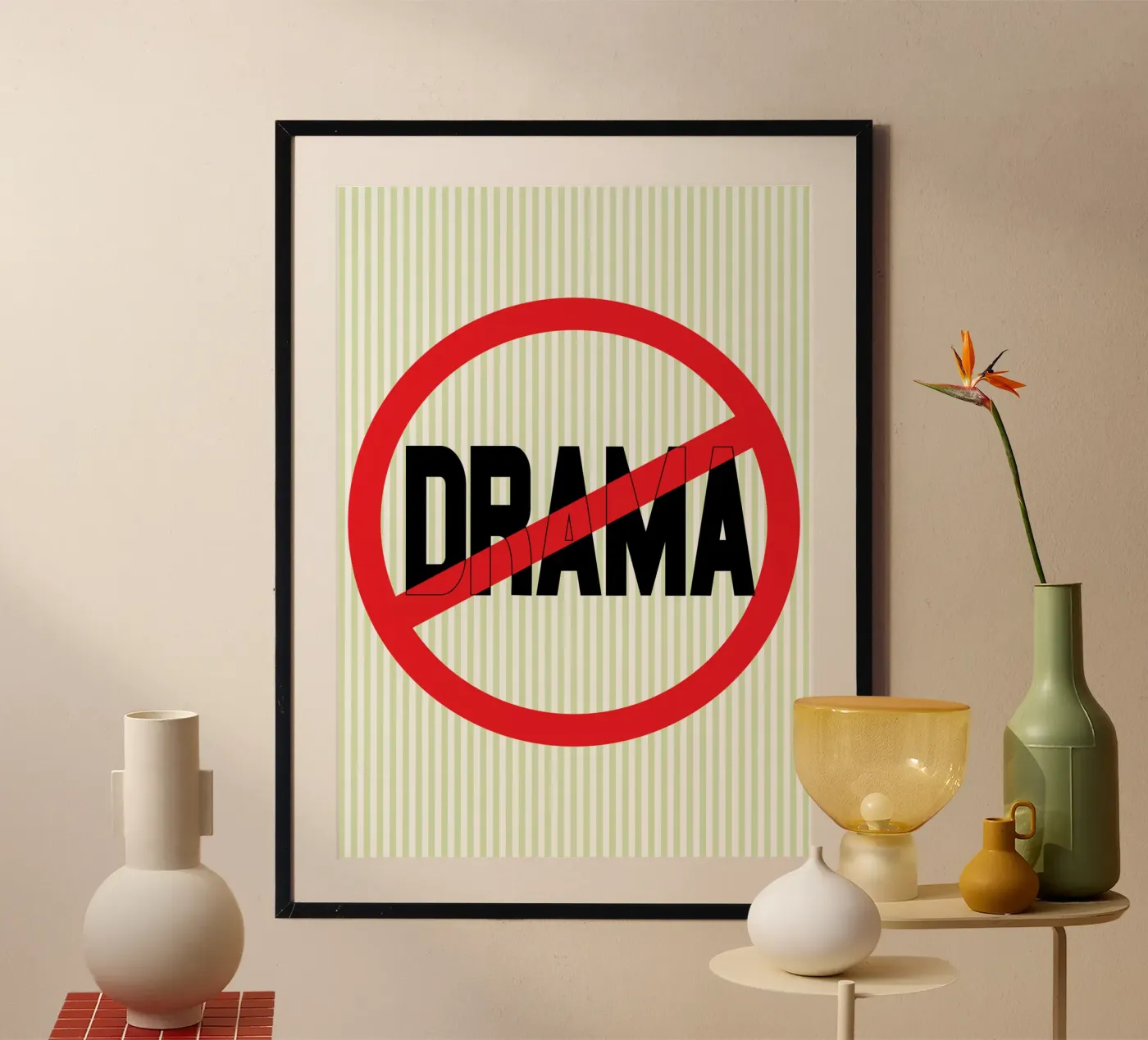 no drama poster da Raffasya Shop