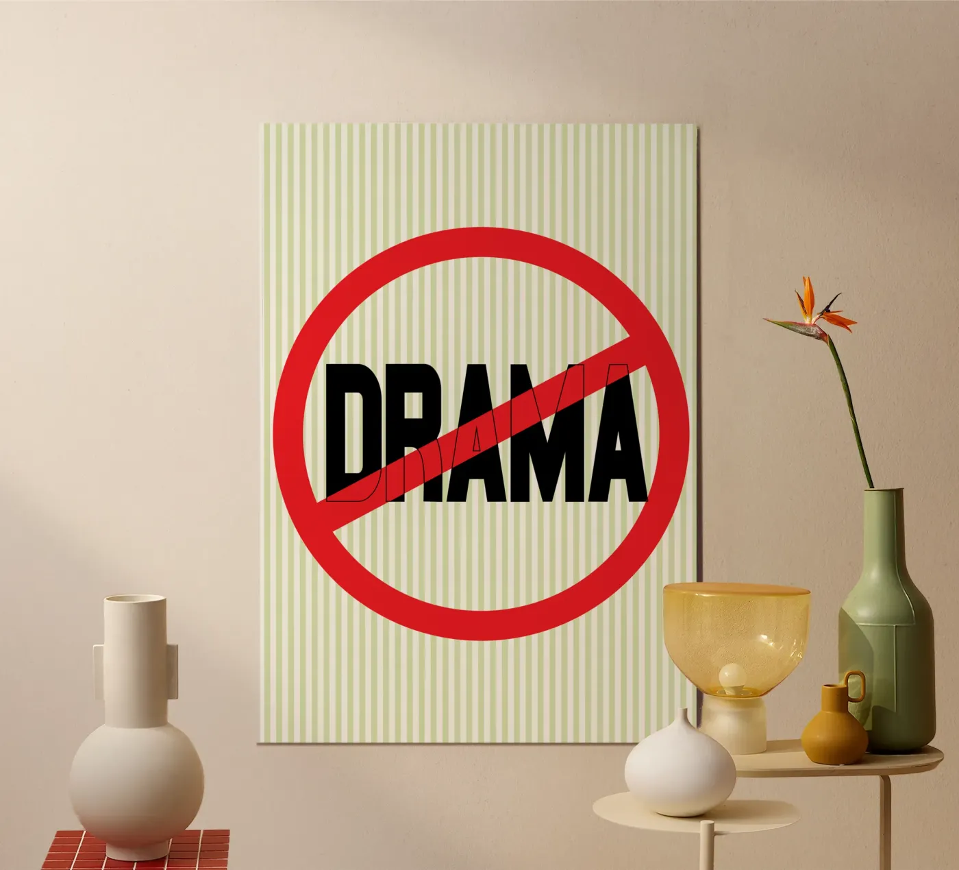 no drama poster da Raffasya Shop