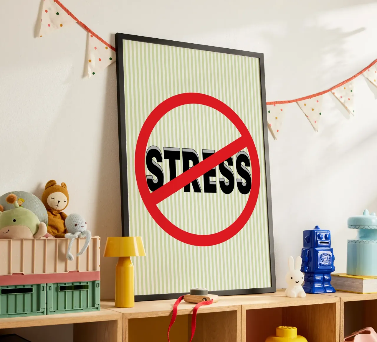 no stress poster da Raffasya Shop
