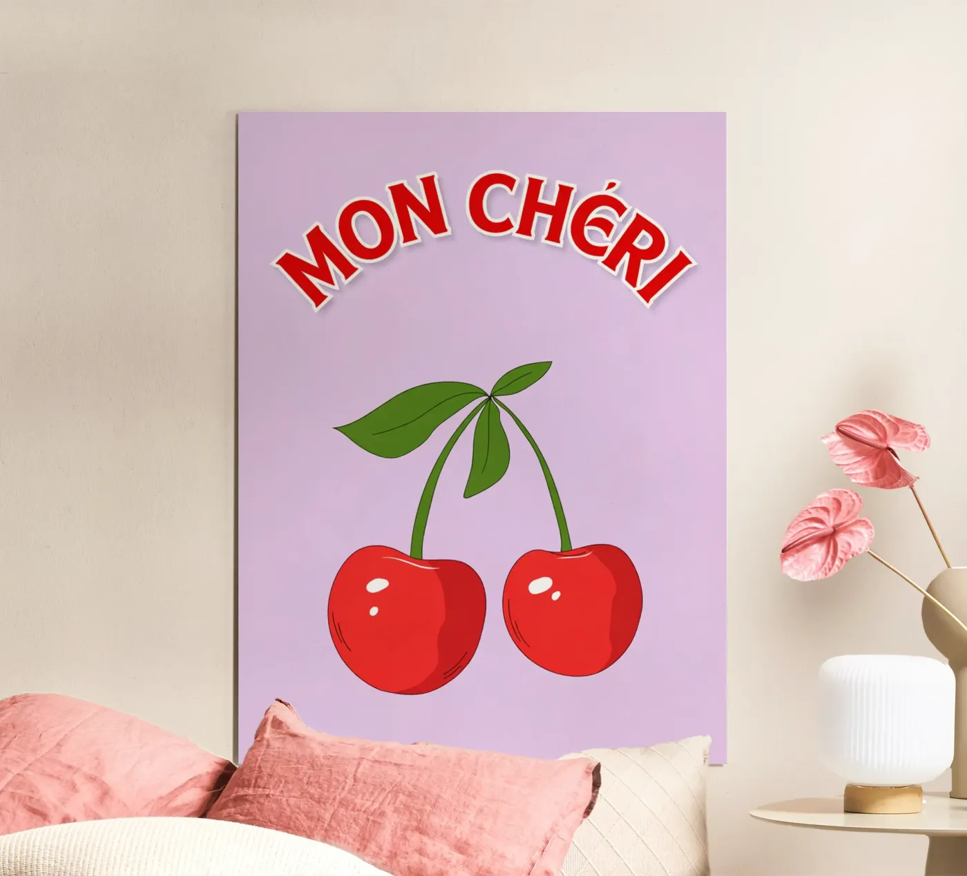 Kirsche Poster von Raffasya Shop