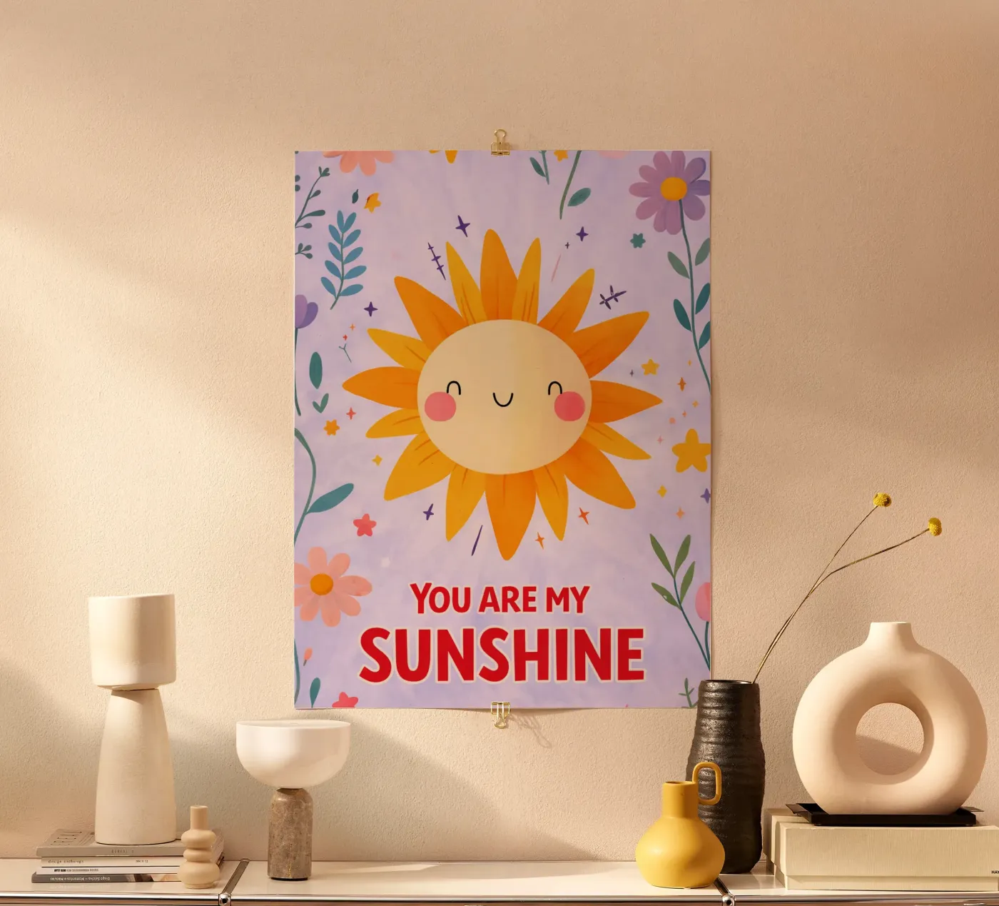 sei il mio sole poster da Raffasya Shop