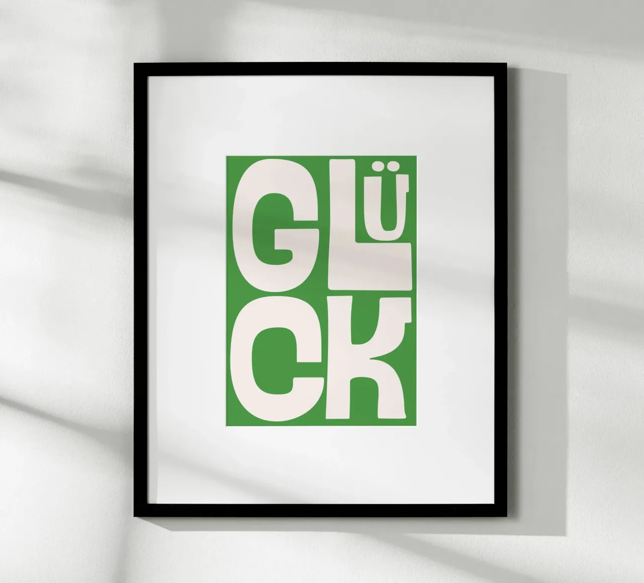 Glück poster da DigiWunderwerk