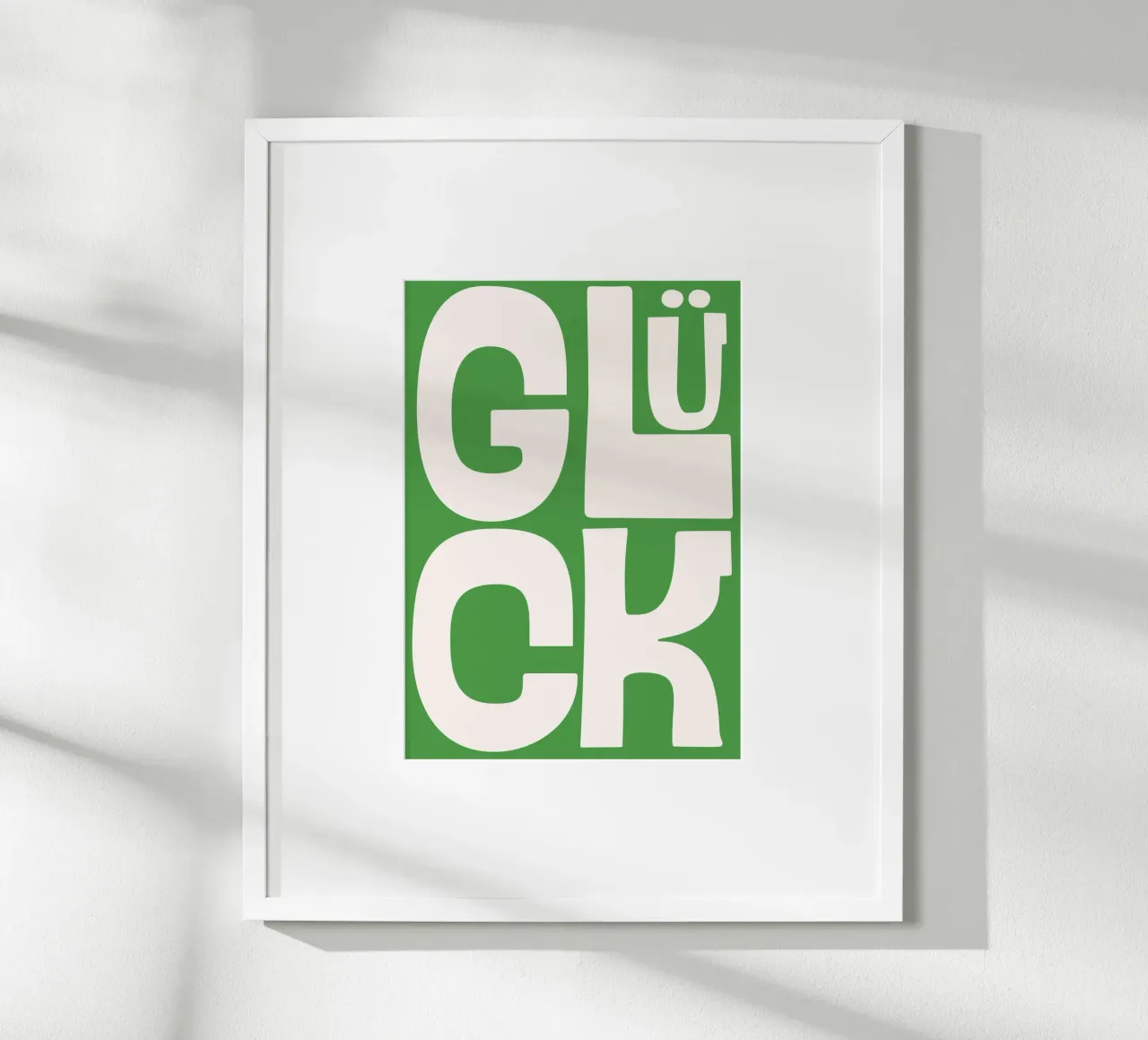 Glück poster da DigiWunderwerk