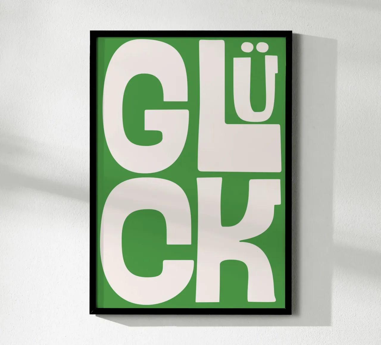 Glück poster da DigiWunderwerk