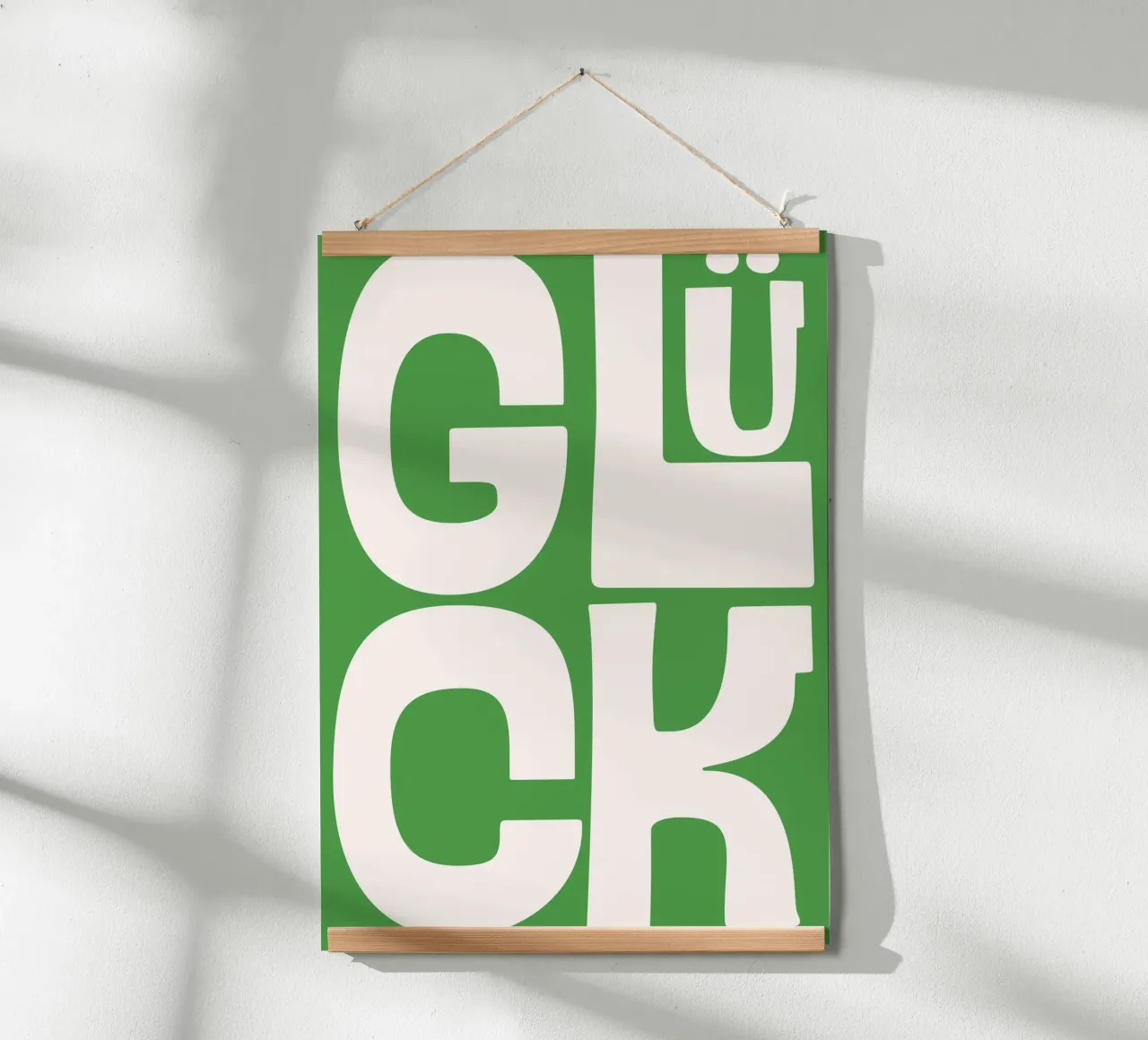 Glück poster da DigiWunderwerk