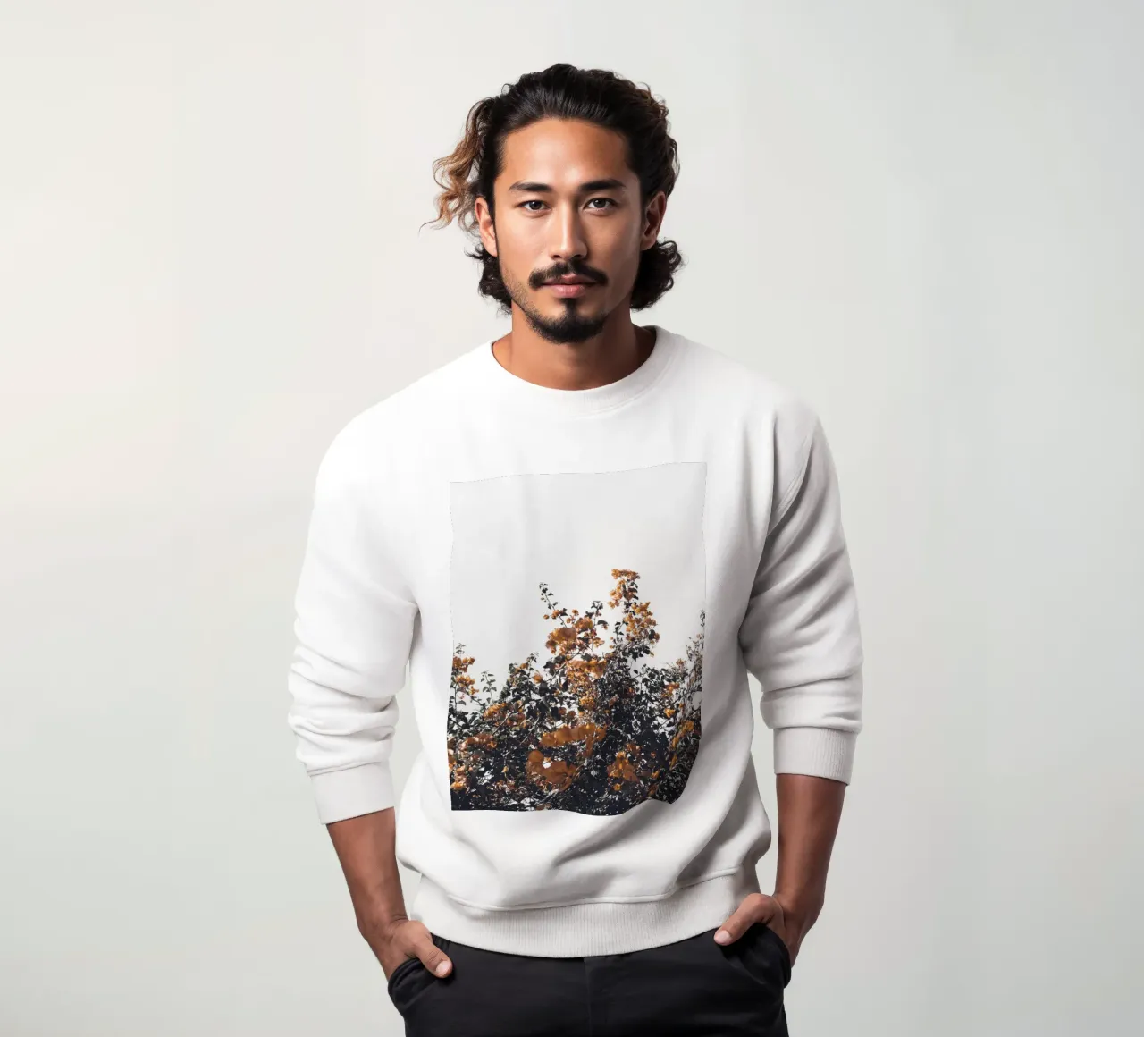 Fiori autunnali: la natura con un look vintage felpa da Whole©