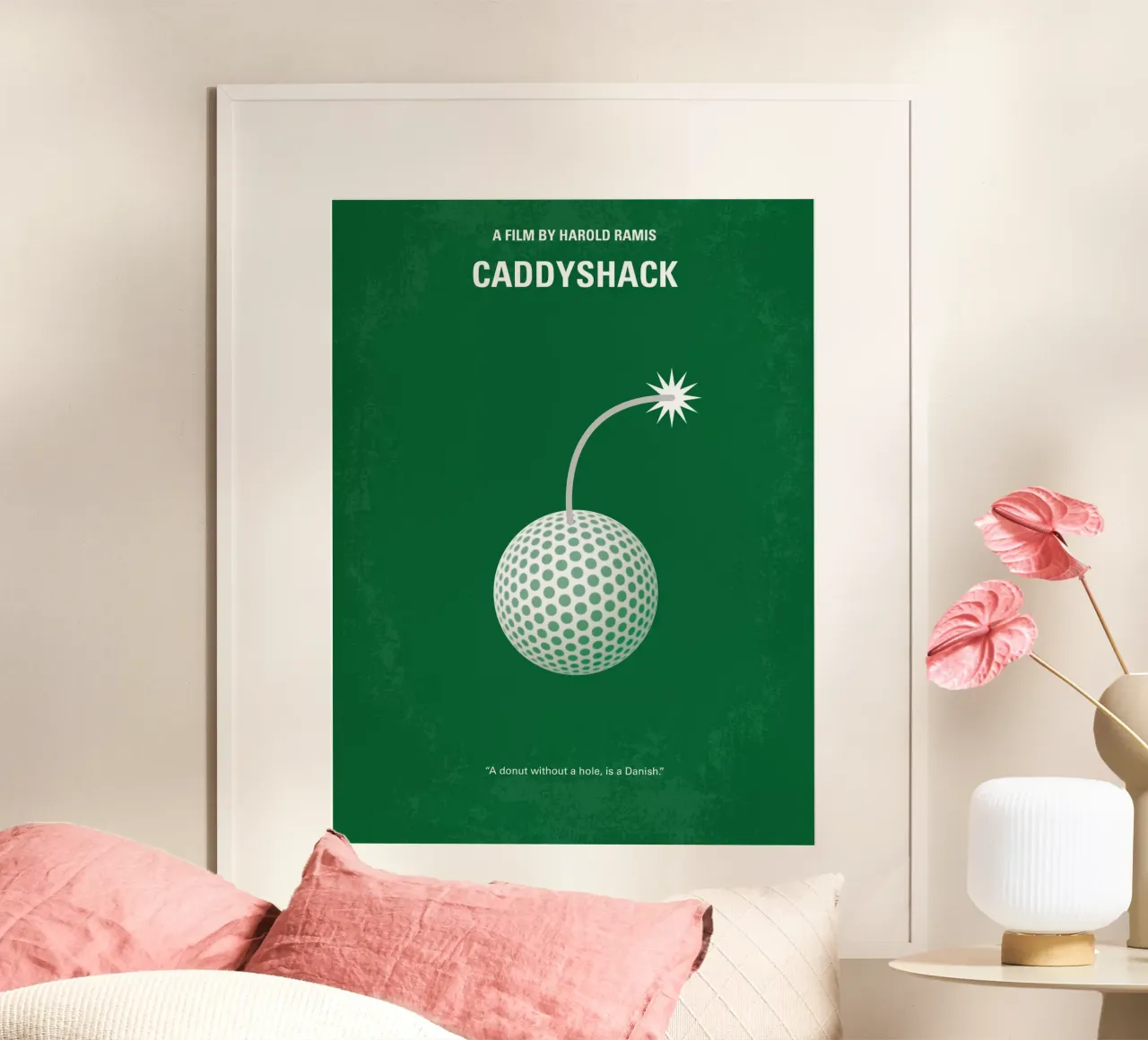 No013 My Caddyshack minimal movie poster poster da Chungkong