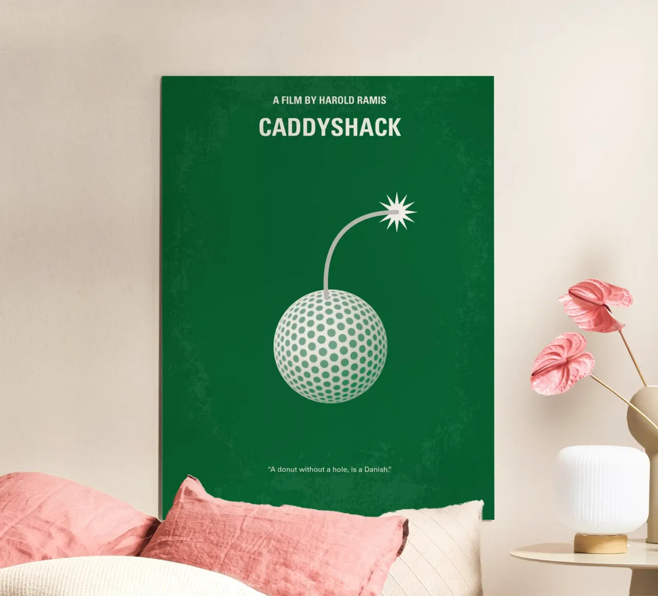 No013 My Caddyshack minimal movie poster poster da Chungkong