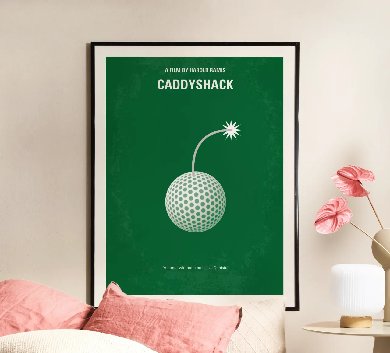 No013 My Caddyshack minimal movie poster poster da Chungkong