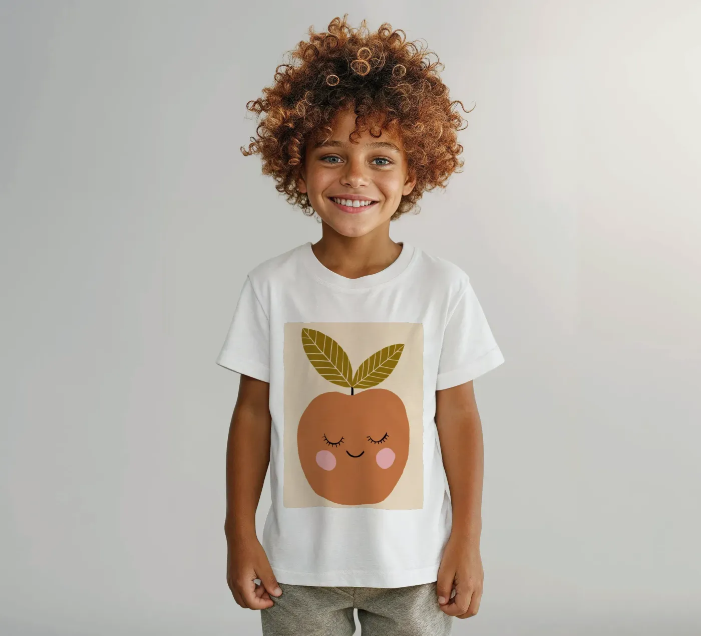 Happy Apple t-shirt bambini da treechild