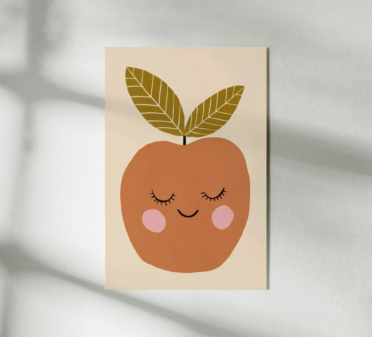 Happy Apple acrylic glass by treechild