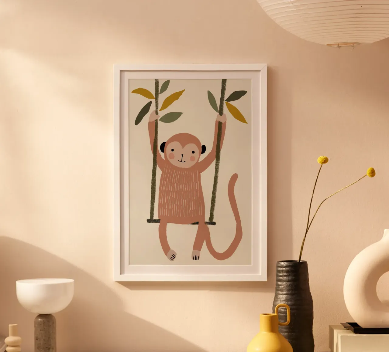 Swinging Monkey poster da treechild