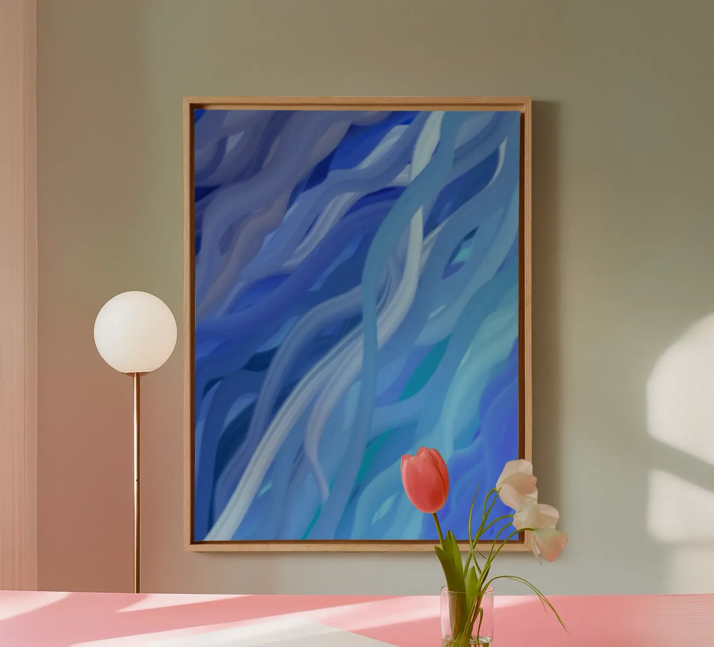 Ocean canvas van Simplicity