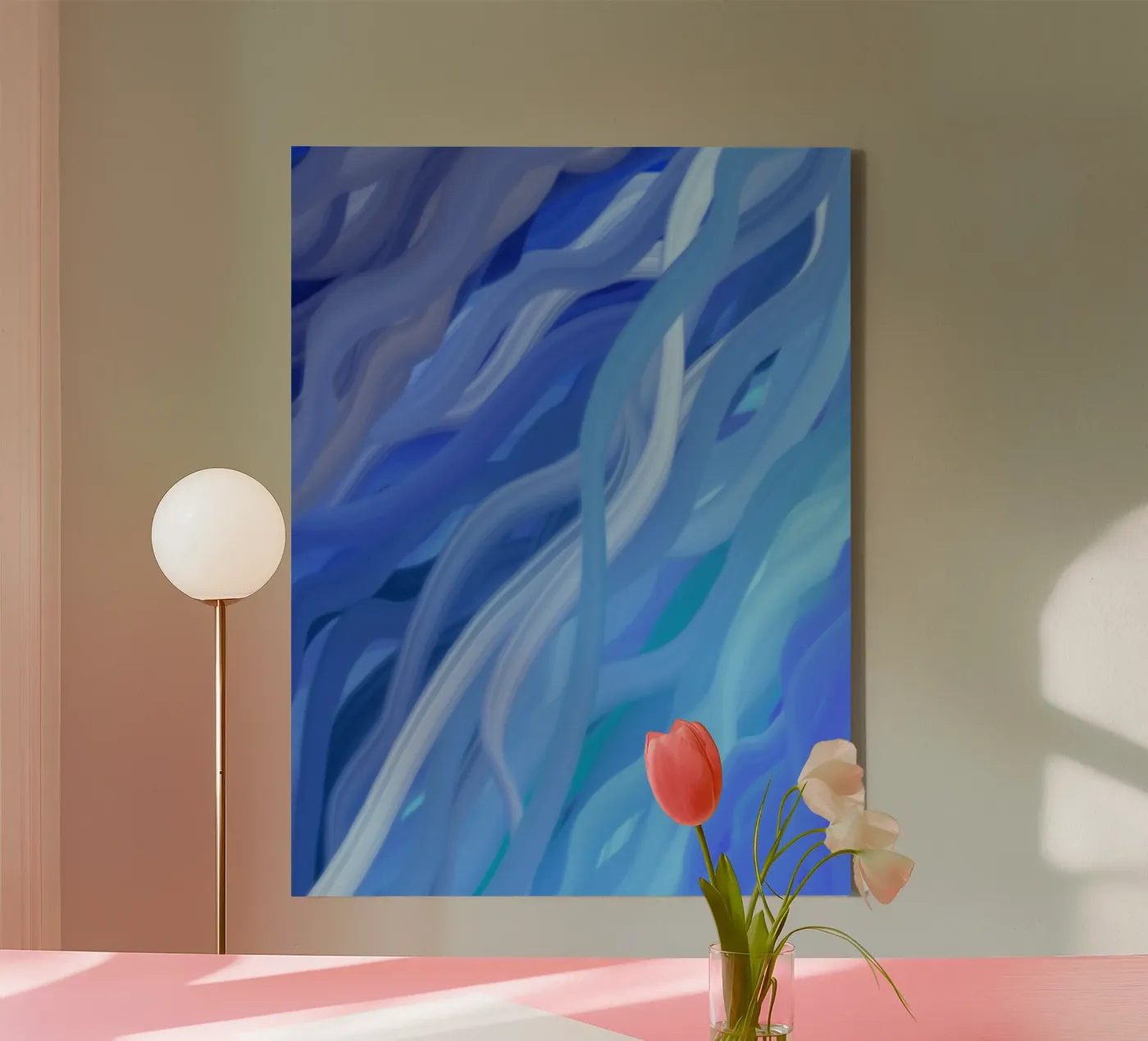 Ocean canvas van Simplicity