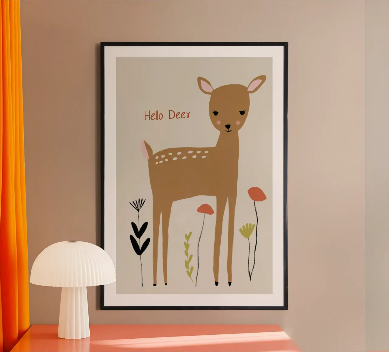 Hello Deer poster da treechild