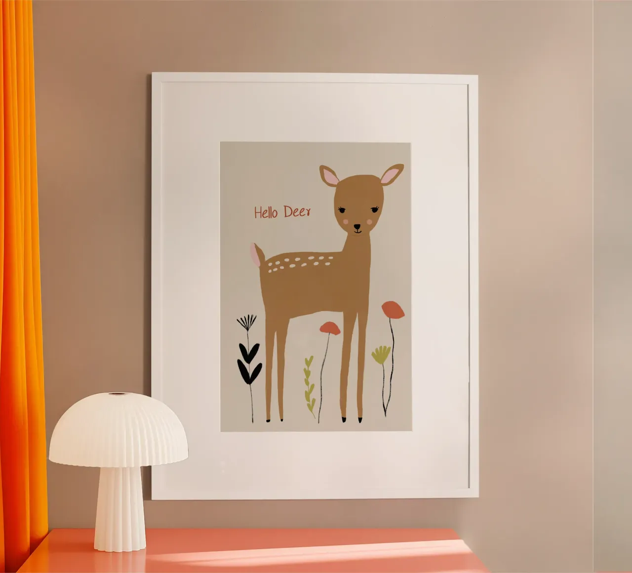 Hello Deer poster da treechild