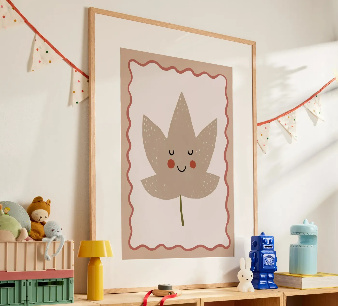 Happy Leaf poster by treechild