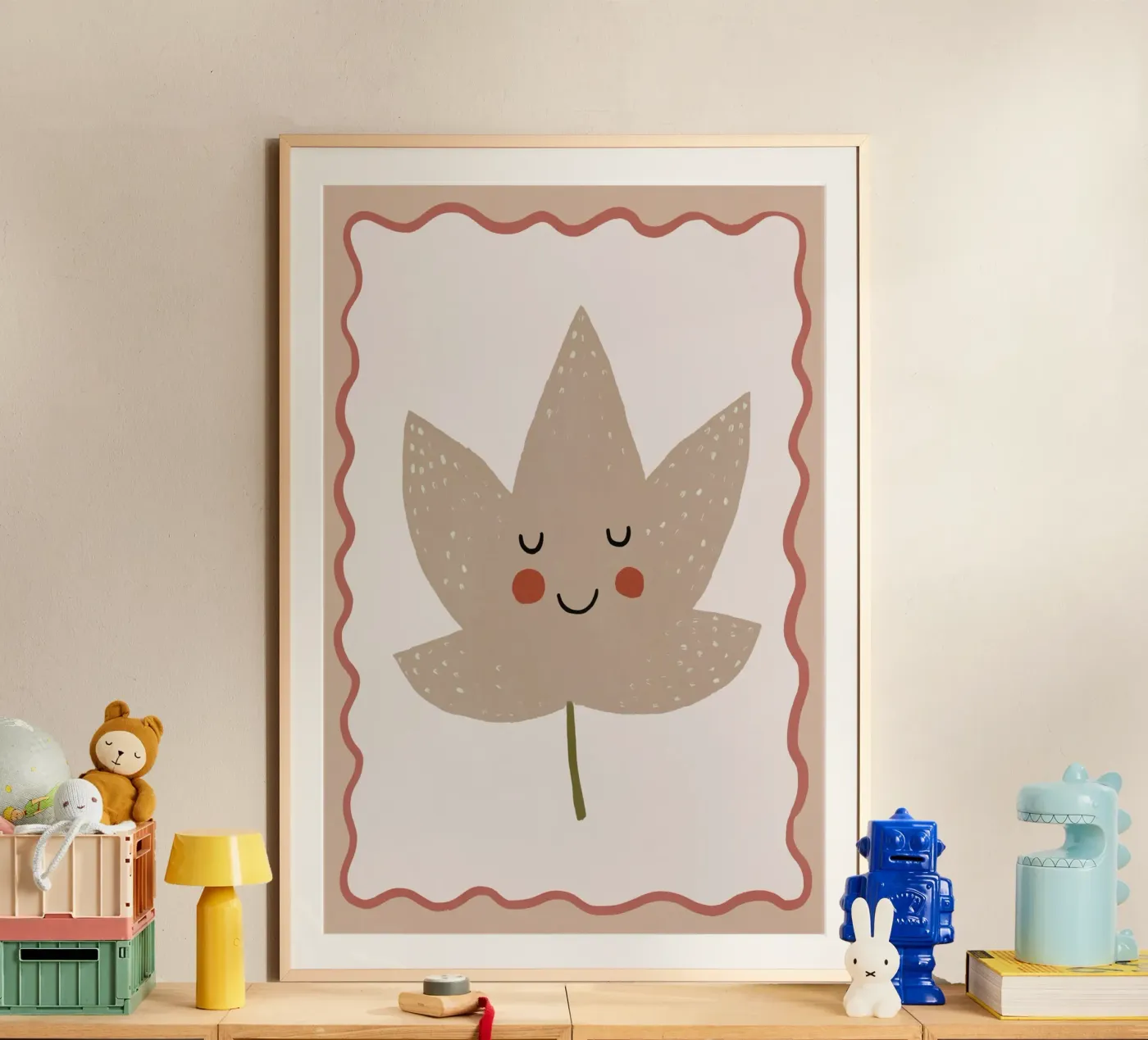 Happy Leaf poster by treechild