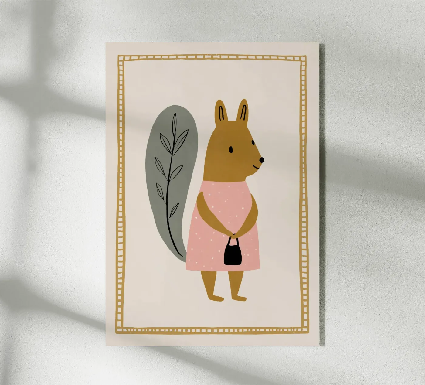 Mrs Squirrel acryl van treechild