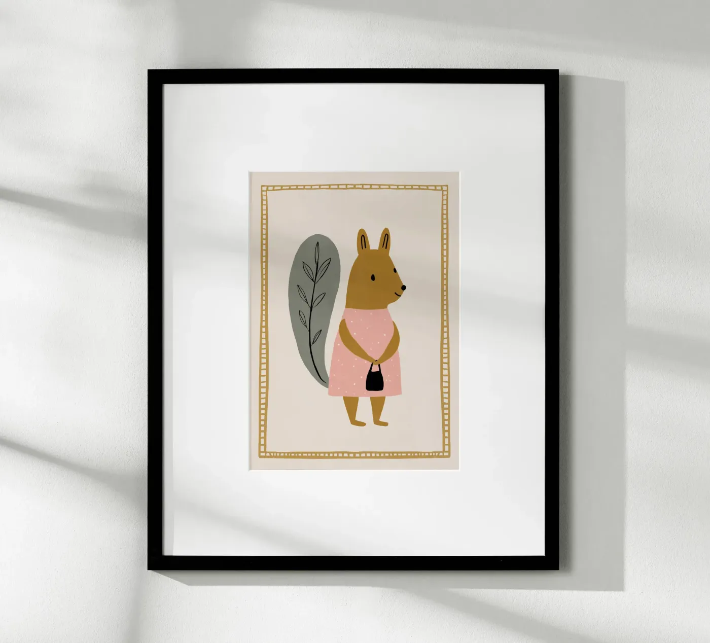 Mrs Squirrel poster by treechild