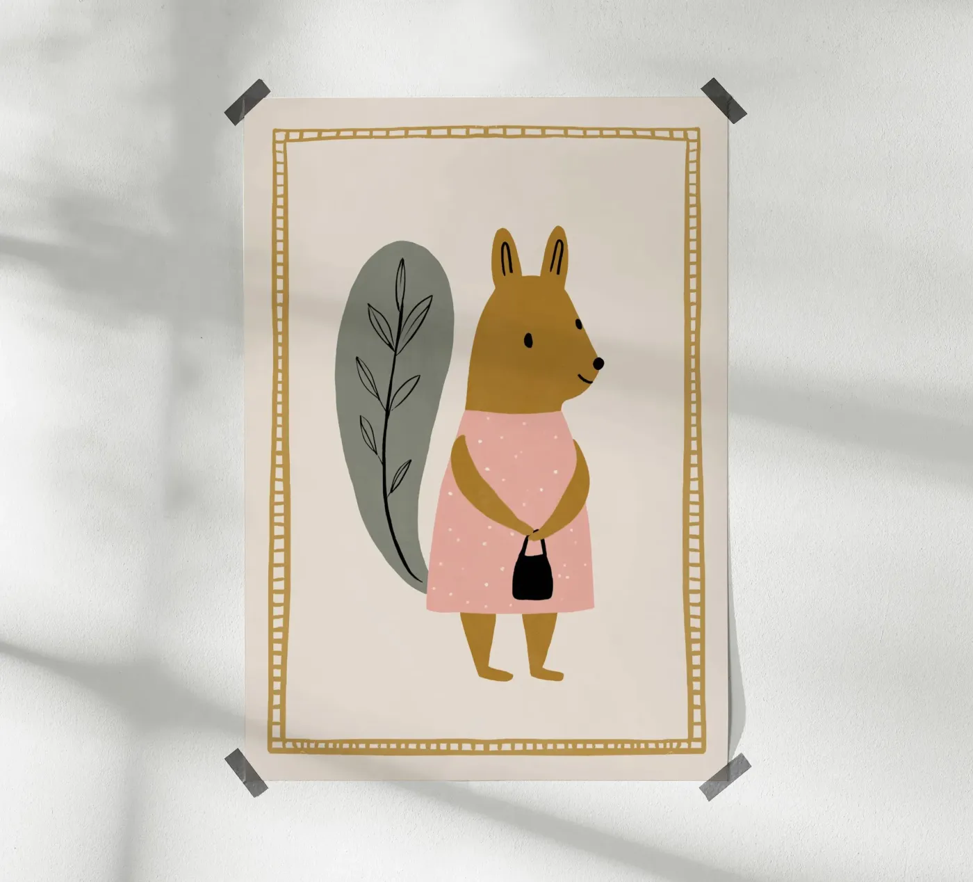 Mrs Squirrel poster by treechild