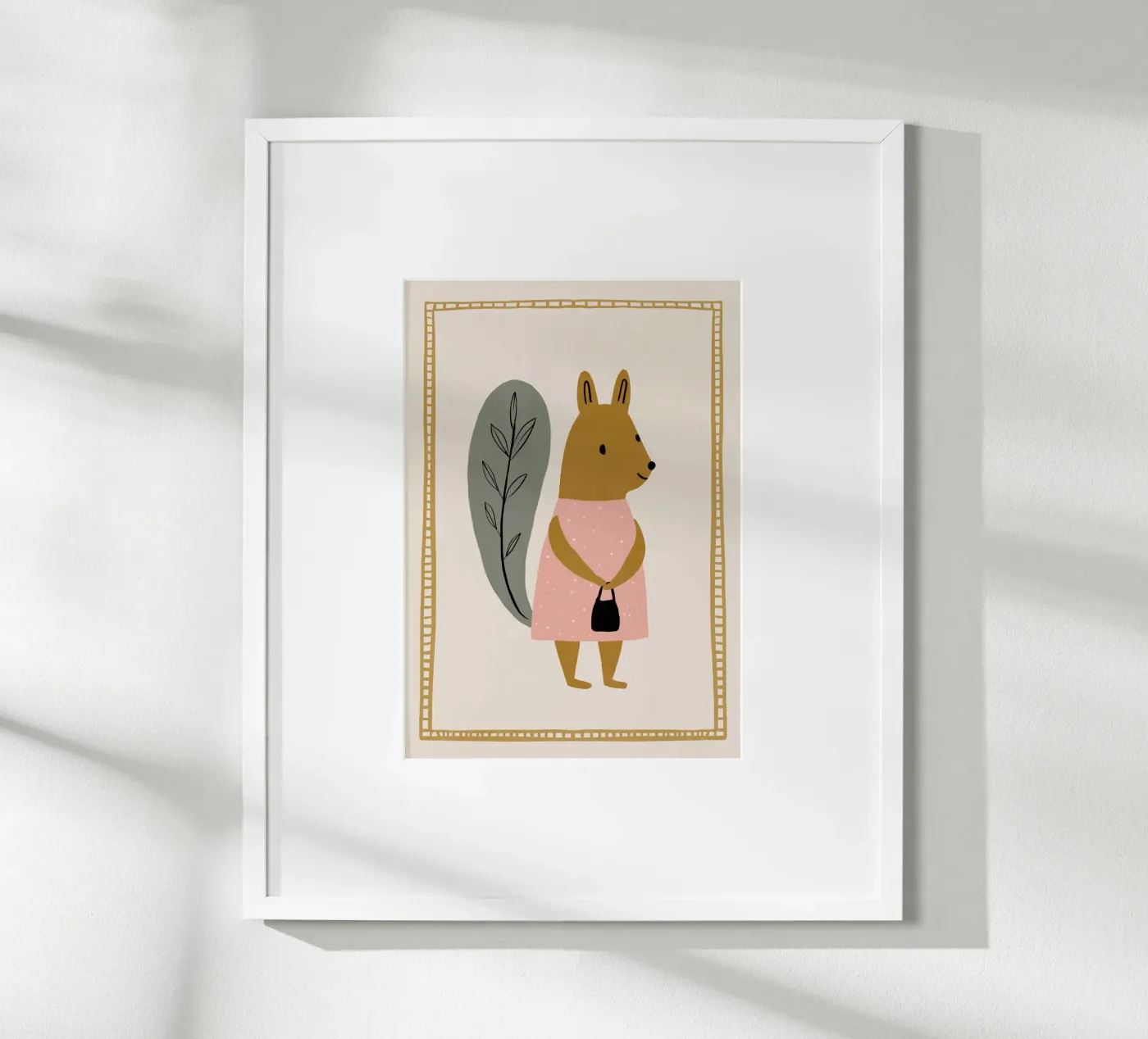 Mrs Squirrel poster by treechild