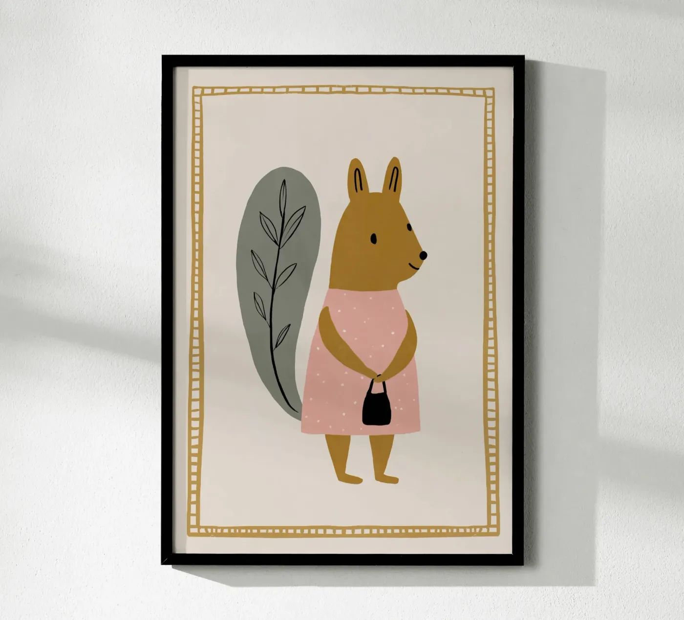 Mrs Squirrel poster by treechild