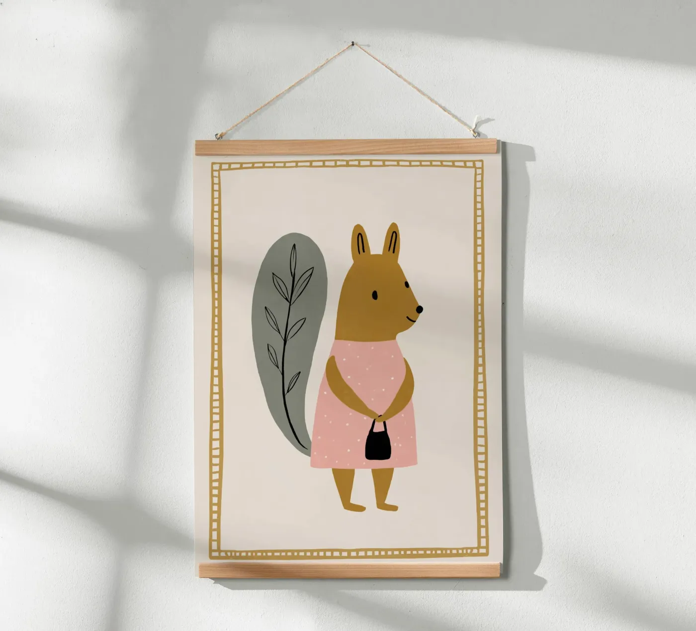 Mrs Squirrel poster by treechild