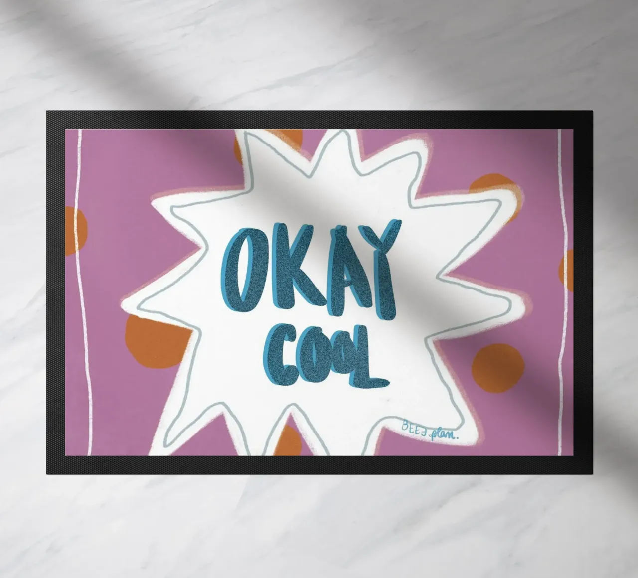 ...cool deurmat van Beeeplan