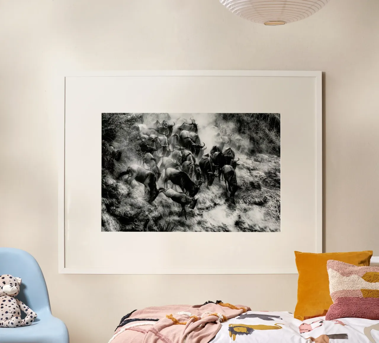 Cluster - Mohammed Alnaser poster con telaio in plastica da Pictufy