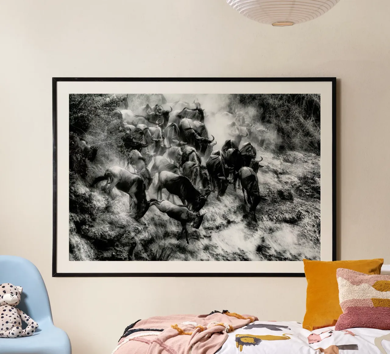 Cluster - Mohammed Alnaser poster con telaio in plastica da Pictufy