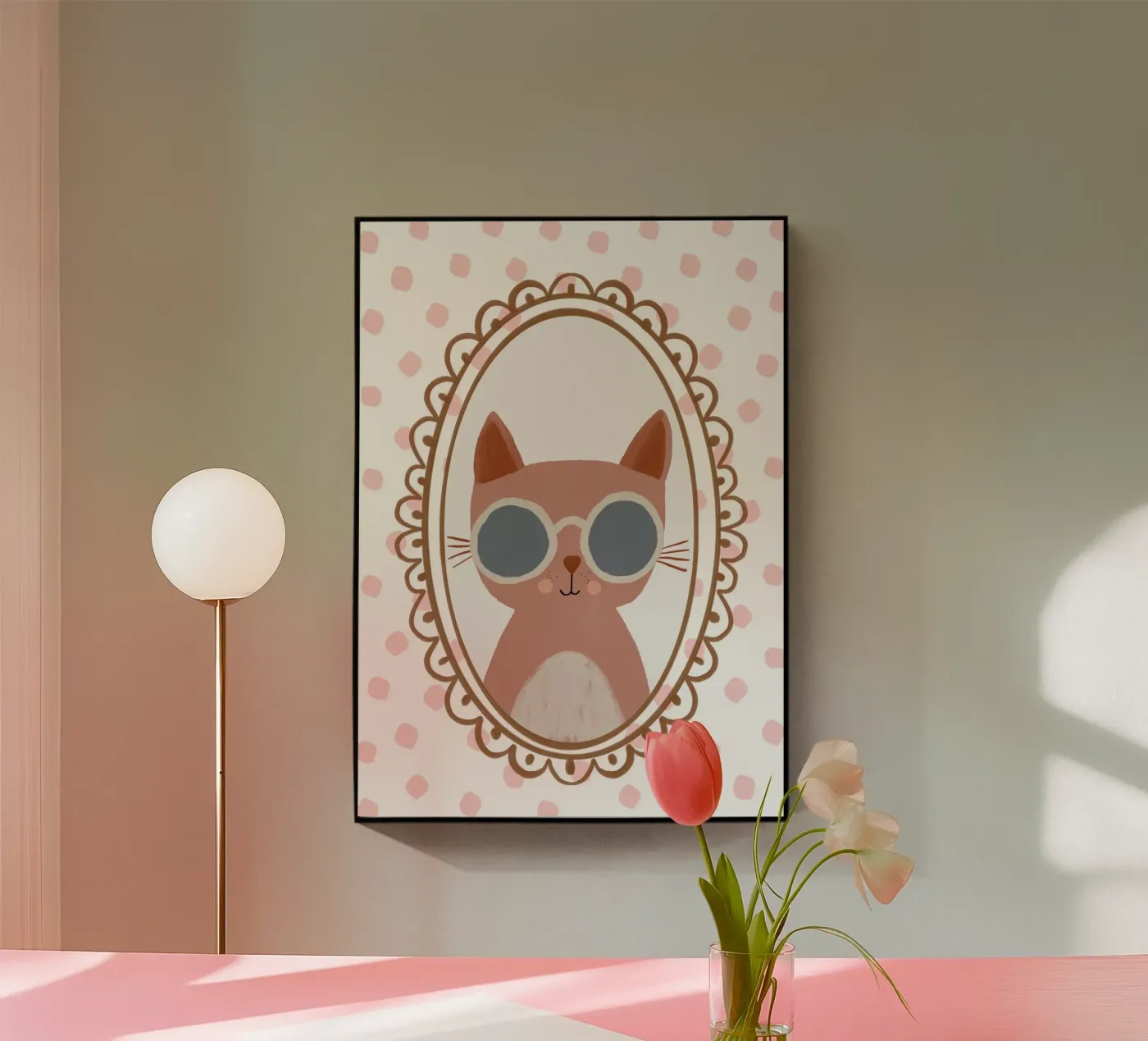 Cool Cat Acryl-Glas von treechild