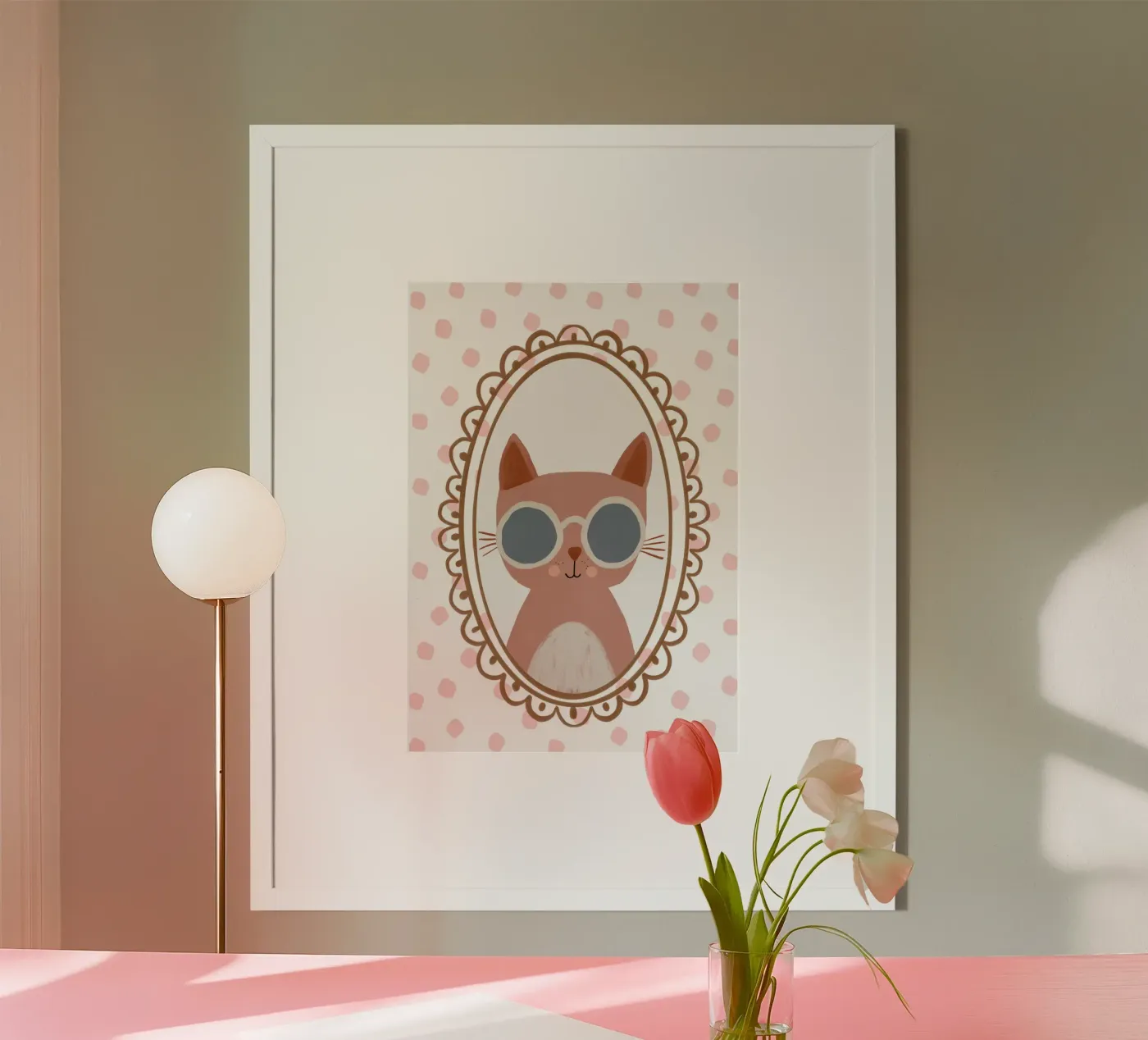 Cool Cat poster by treechild