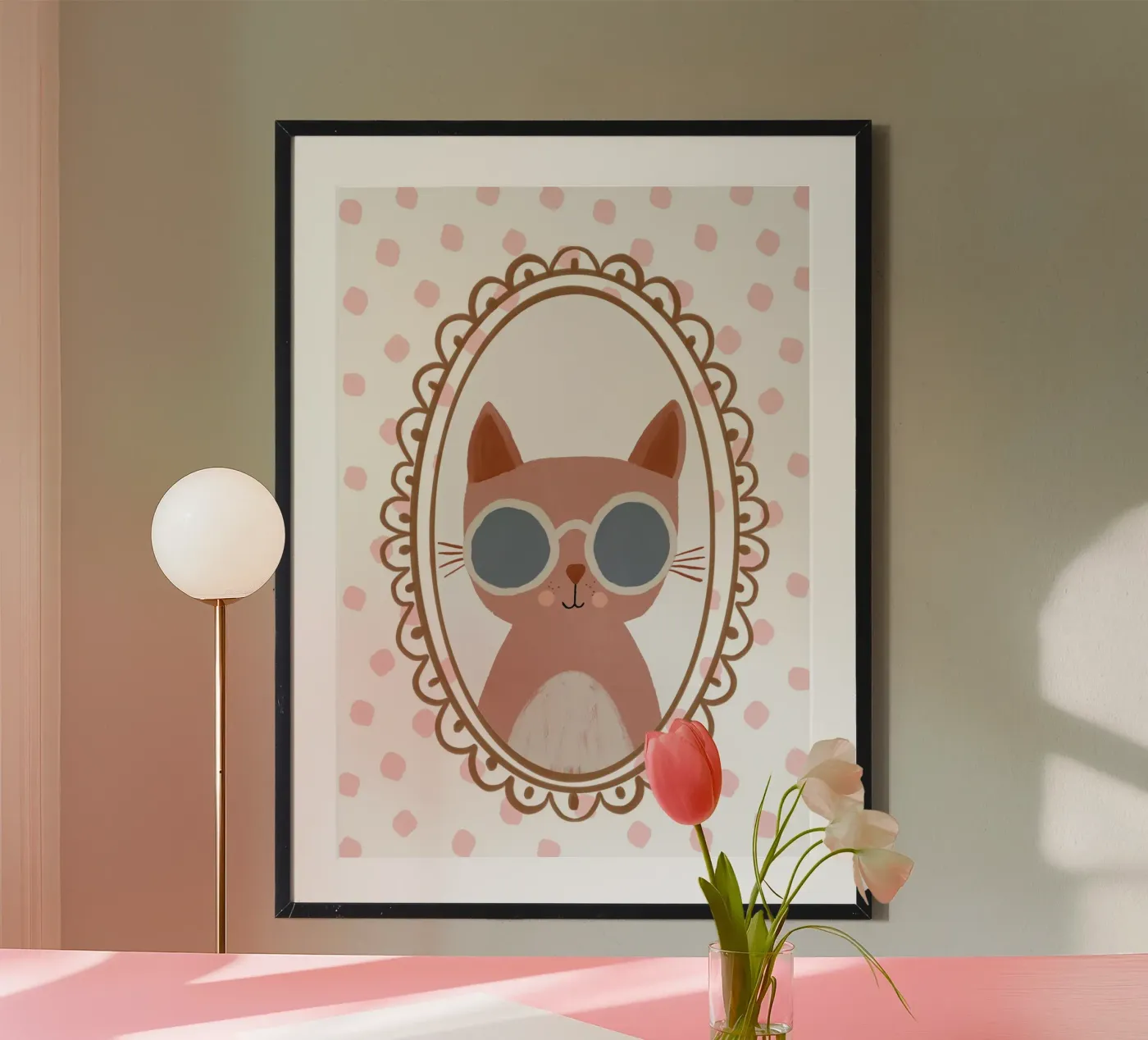 Cool Cat poster by treechild