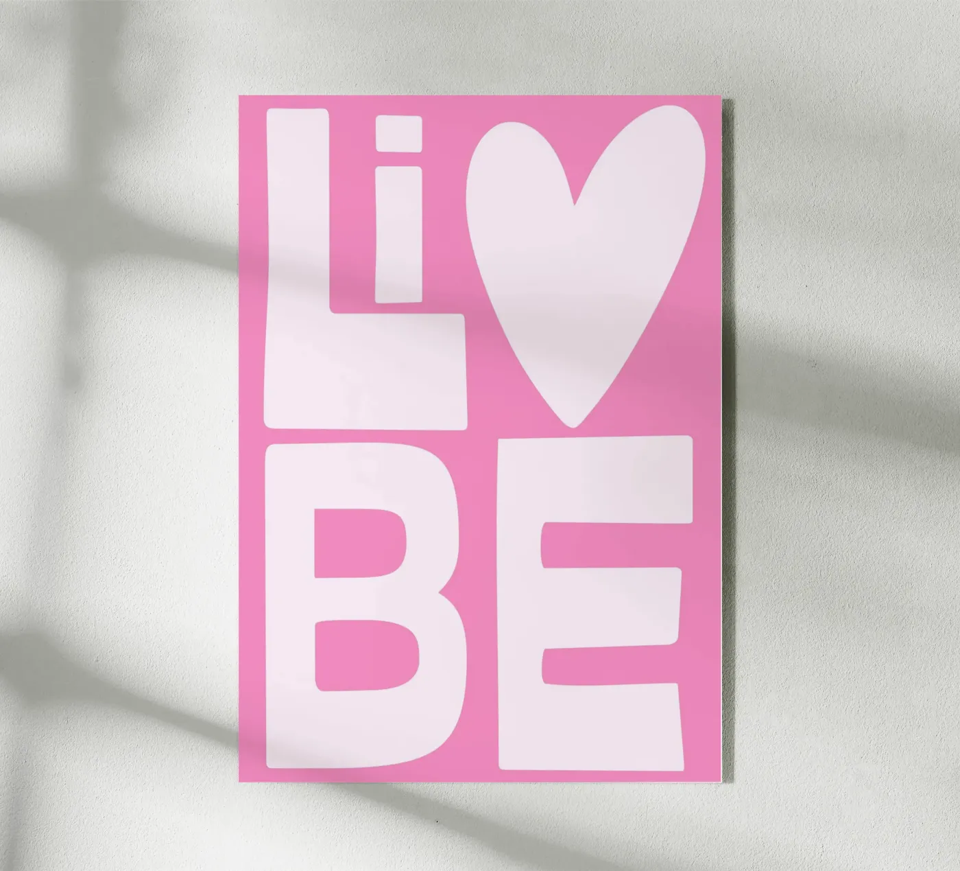 LIEBE acryl van DigiWunderwerk