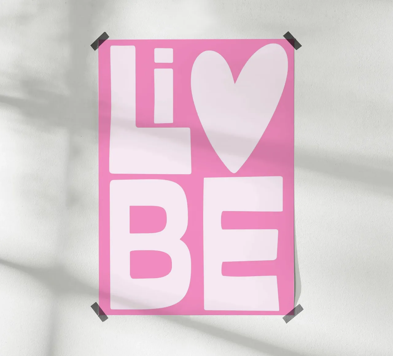 LIEBE poster da DigiWunderwerk