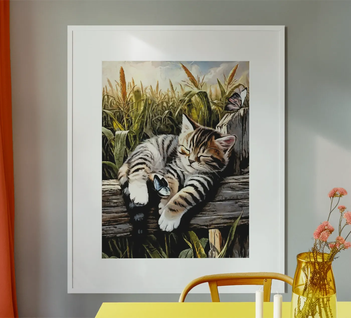 kitten napping poster by Fred-Graph