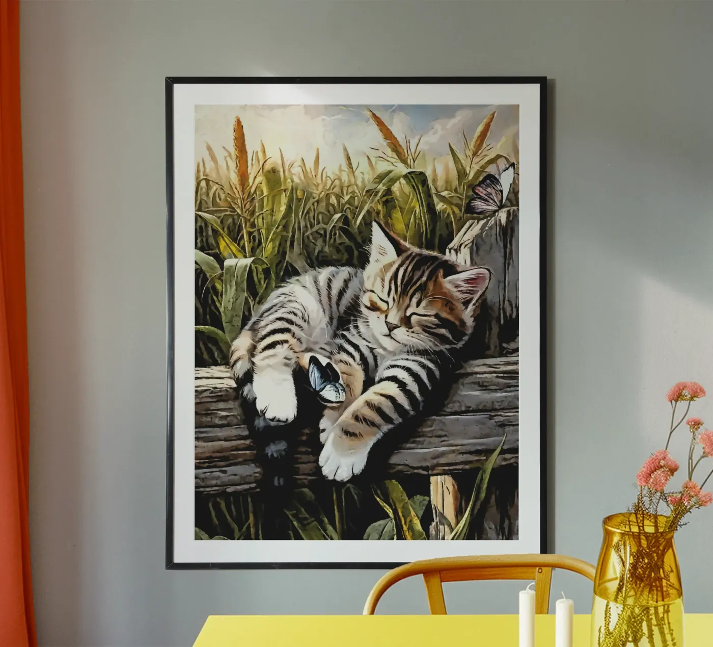 kitten napping poster by Fred-Graph