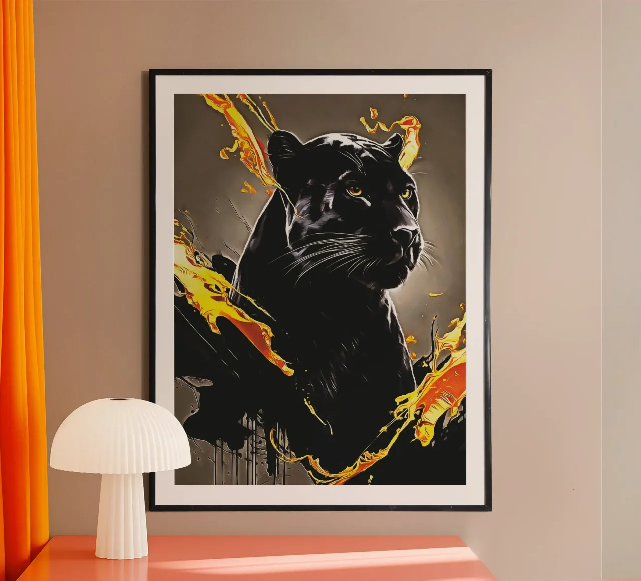 la pantera nera poster da Fred-Graph