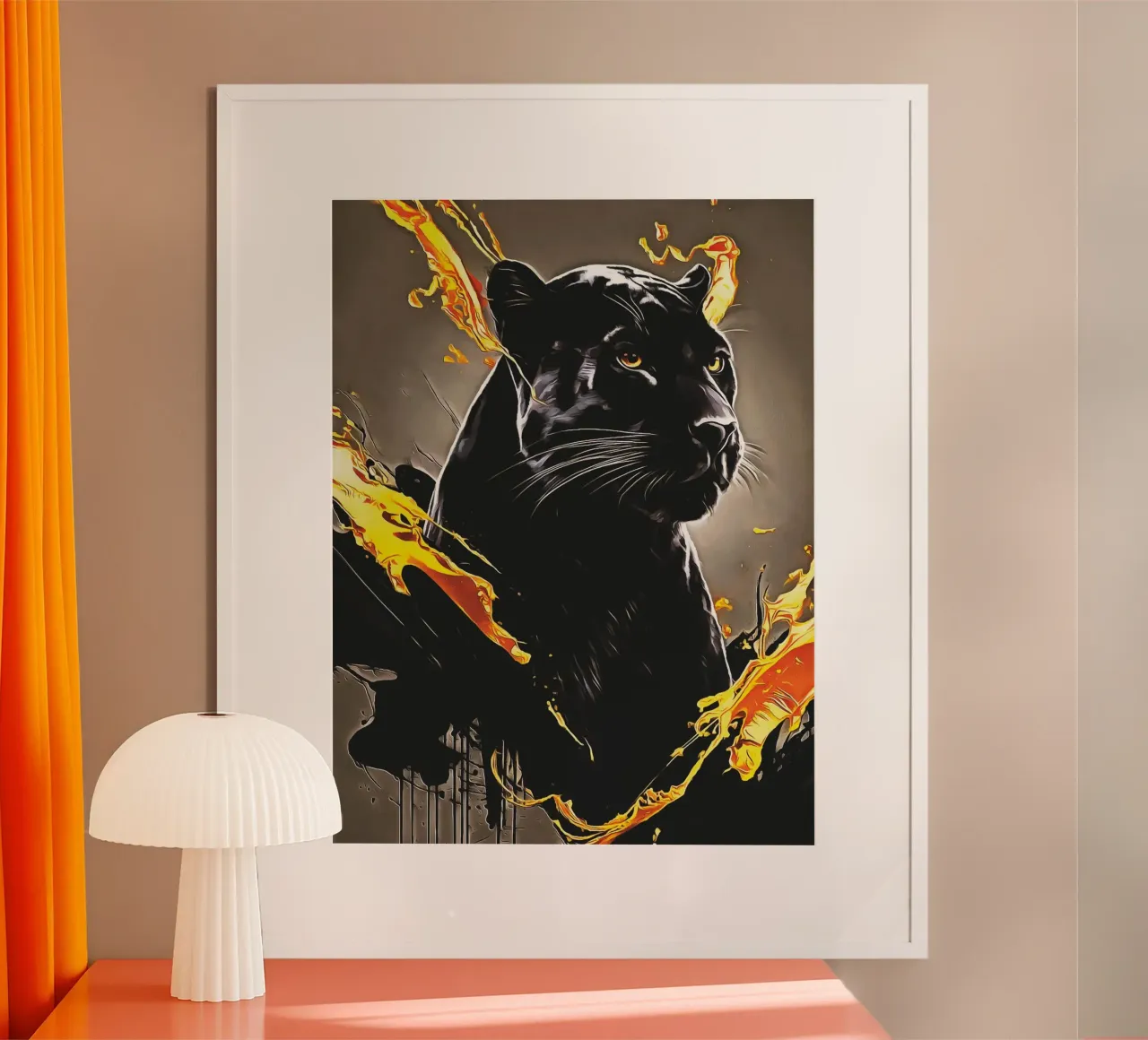 la pantera nera poster da Fred-Graph