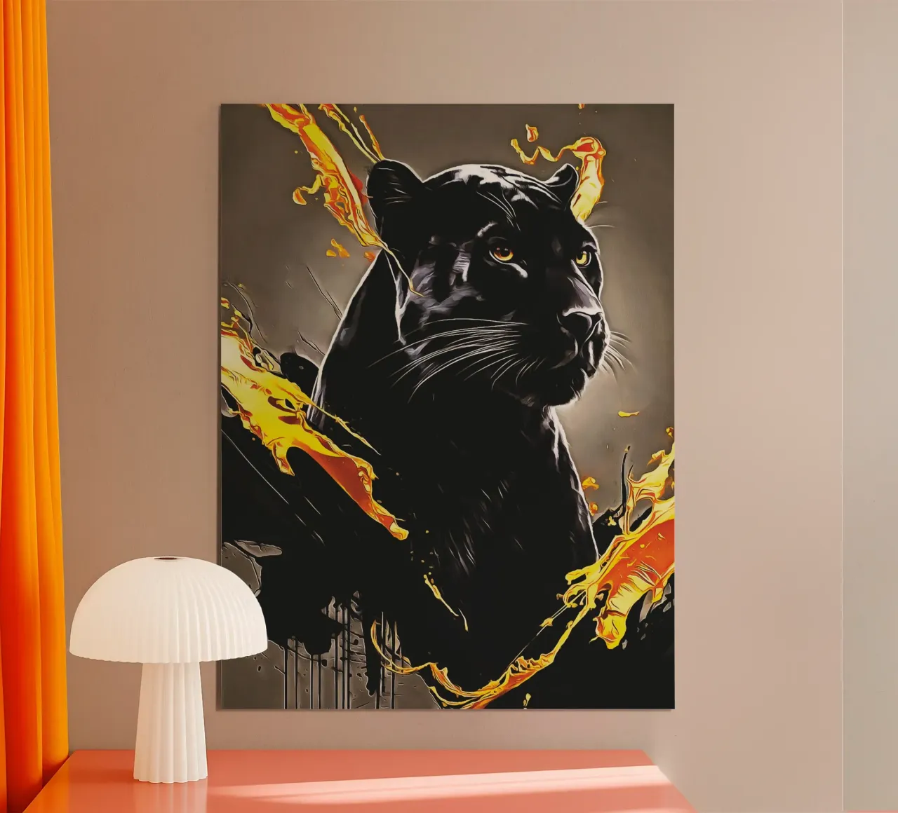 la pantera nera poster da Fred-Graph