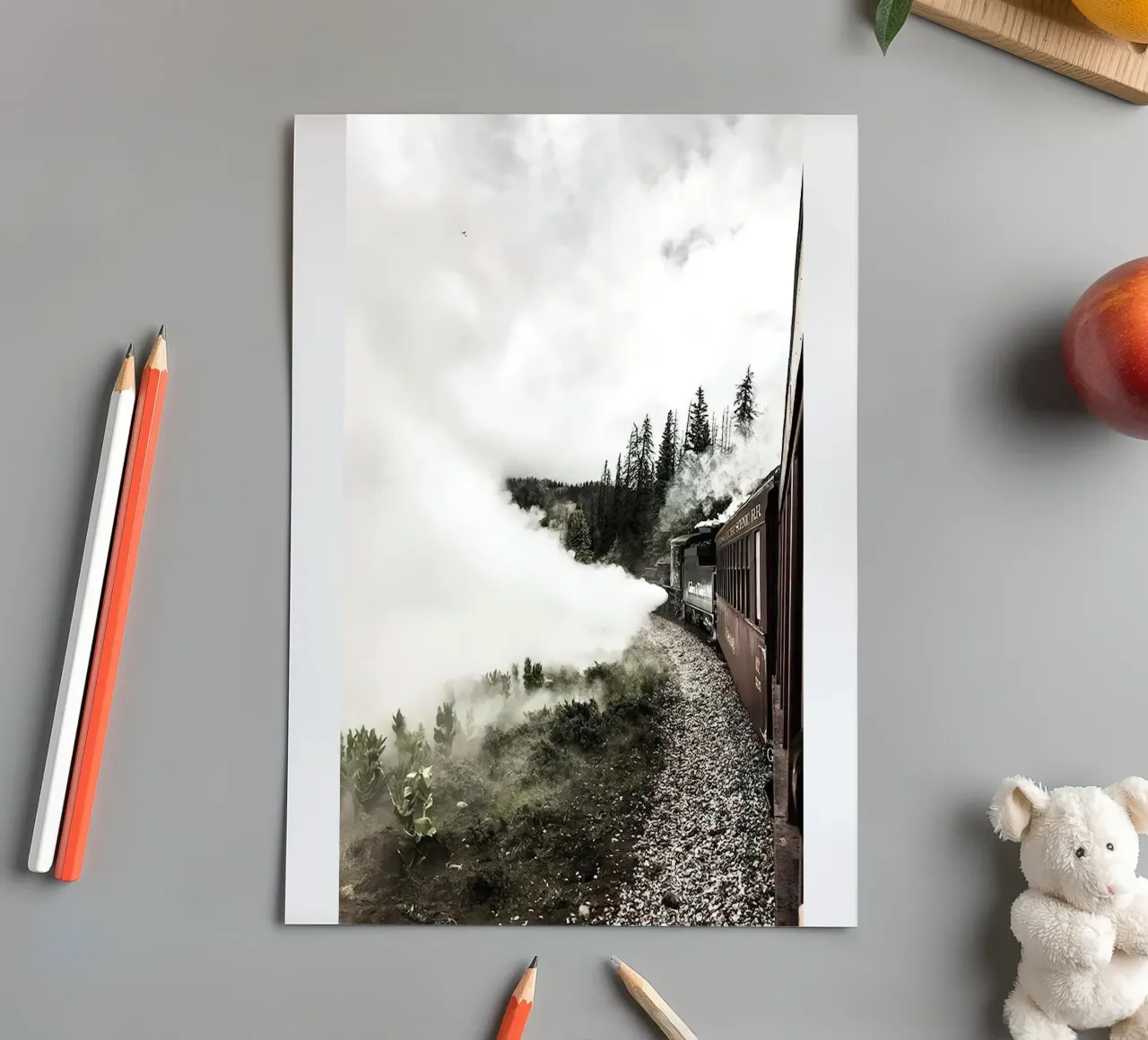 Moving Train sticker sheet by Sowa Studio