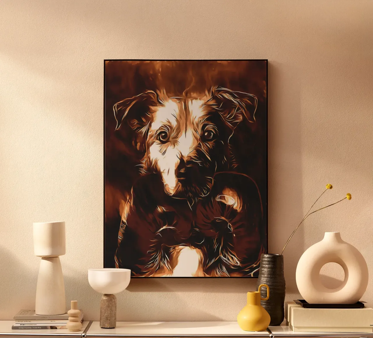 Il cane boxer plexiglass da Fred-Graph