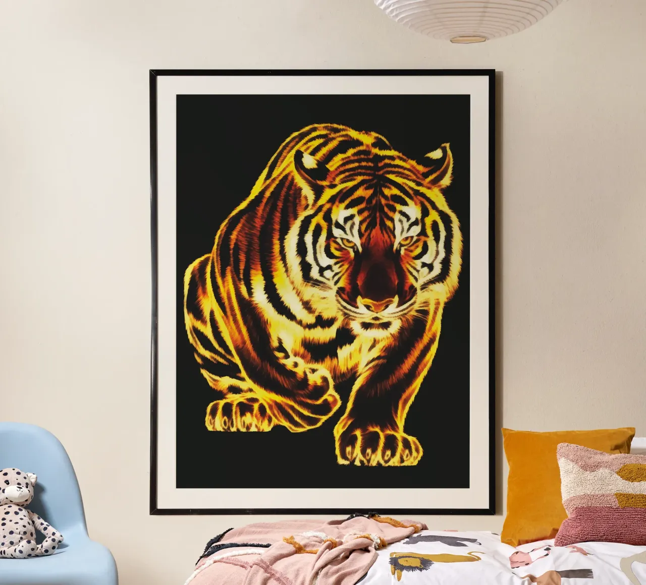 Tiger graph poster by Fred-Graph