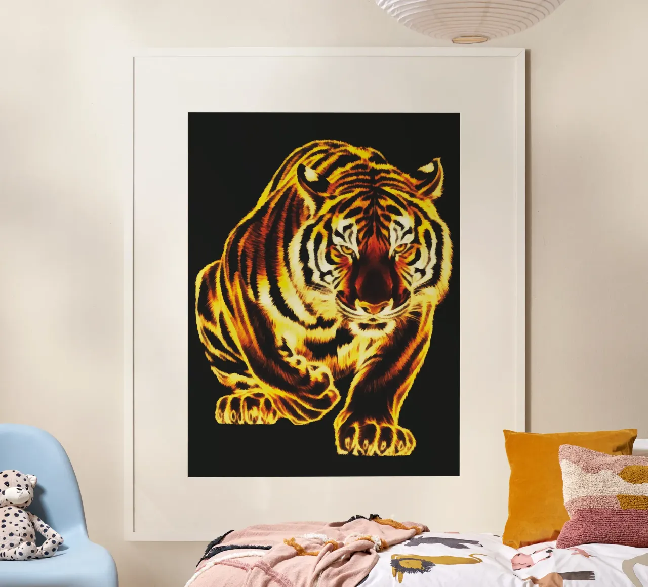 Tiger graph poster by Fred-Graph