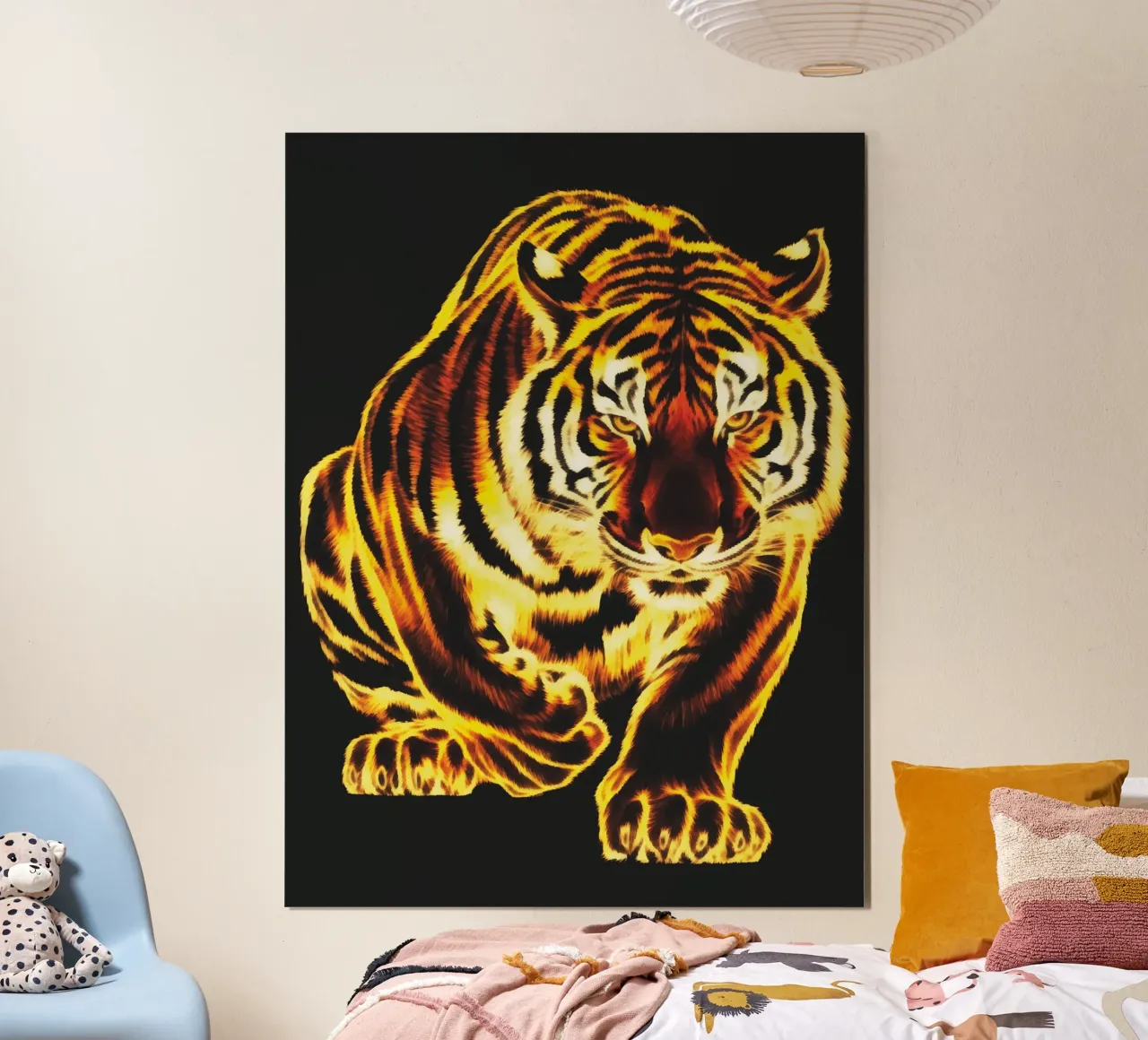 Tiger graph poster by Fred-Graph