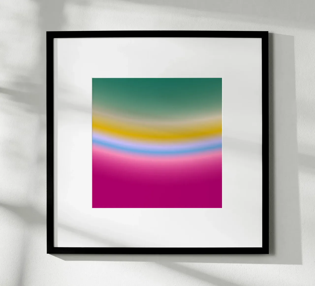 TEARS OF JOY poster met houten frame van ÂME LIBRE STUDIO