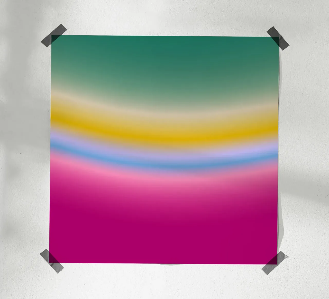 TEARS OF JOY poster met houten frame van ÂME LIBRE STUDIO